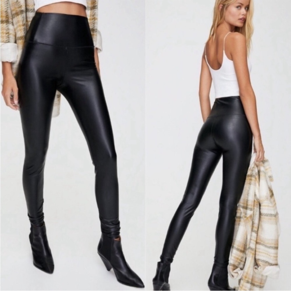 ARITZIA Wilfred Free leather leggings